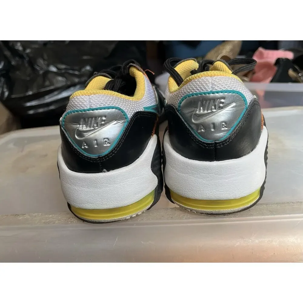 Nike Air Max Excee GS Boys 7Y White Black Chrome Sneakers CJ2002-100
